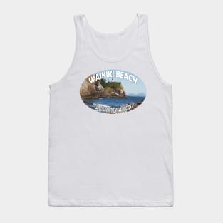 Waikiki Beach Washington Cape Disappointment Tank Top